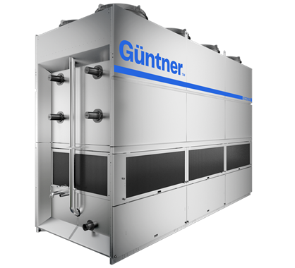 The ECOSS G3 evaporative condenser from Güntner.
